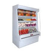 Howard-McCray SC-OP35E-8S-LED 99" Refrigerated Produce Display Case, White 1 image