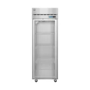 Hoshizaki F1A-HG 27" One Section Reach-In Freezer w/ 2 Half Glass Doors, Top Mount, 23 cu. ft. 1 image