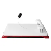 Boska 900000 Red Cheese Cutter - 14.09"W x 18.77"D x 4.05"H, Frame, HMPE Board, Stainless Rail & Wire 1 image