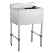 Hubert 29N-026 Kratos Underbar Compartment Sink, 1 Bowl, 24"W X 18.75"D X 33"H 1 image