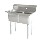Omcan USA 25266 (2) Two Compartment Sink 1 image
