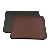 Omcan USA 43173 - 30"x42" Reversible Mahogany/Black Laminate Restaurant Table Top, 1" Thick, Rectangular 1 image