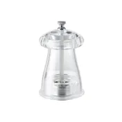 Omcan USA 43682 - TRE SPADE Tosca Pepper Mill, 4" Tall, Acrylic Crystal, Tempered Steel Mechanism 1 image