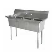 Omcan USA 43776 (3) Three Compartment Sink 1 image