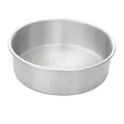Omcan USA 44328 Round 12" X 2" Aluminum Cake Pan - Professional Baking Pan for Even Rise 1 image