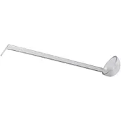 Omcan USA 80220 Clear Polycarbonate Ladle, 3/4 oz, 8-1/2" Length, One-Piece, NSF 1 image