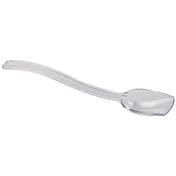 Omcan USA 80288 Buffet Serving Spoon, 9" Length, Clear Poly Plastic, NSF Design 1 image