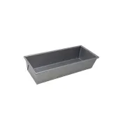 Omcan USA 81205 Bread Loaf Pan, 12-1/4" X 4-1/2" X 2-3/4" Deep, Glazed Aluminized Steel 1 image