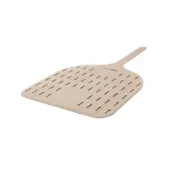 Omcan USA 81224 ARIA Pizza Peel - Square Beech Plywood, 19.7" Blade, 35.5" Length, 0.3" Wood Handle 1 image