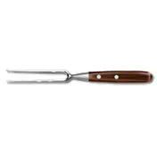 Victorinox 5.2300.15 Carving Fork, 10" Length, 4-1/2" Stainless Steel Tines, Rosewood Wood Handle 1 image