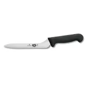 Victorinox 7.6058.16 Bread Sandwich Knife - 7-1/2" Serrated, Black Polypropylene Handle, NSF 1 image