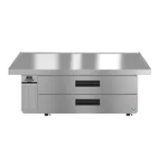 Hoshizaki CF72B-L 72" 2 Drawers Freezer Chef Base, Marine Edge, 12.82 cu. ft., Stainless Steel, R290 1 image