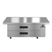 Hoshizaki CF72B 72" 2 Drawers Freezer Chef Base, Stainless Steel, 12.82 cu. ft., 1/2 HP, 115V 1 image