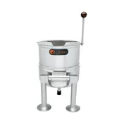 Groen TDC/3-10 2.5 Gallon Countertop Tilting 2/3 Steam Jacketed Direct Steam Kettle 1 image