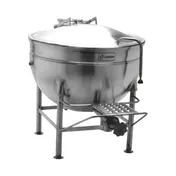 Legion LS-20 20 Gallon Floor Stationary Full Steam Jacketed Direct Steam Kettle w/ Tri-Leg Base 1 image