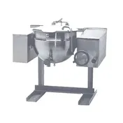 Legion TWWC-20 20 Gallon Wall Mount Tilting 2/3 Steam Jacketed Direct Steam Kettle, Wall-Console 1 image