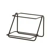 Cal-Mil 25202-610-13 Logan Merchandiser Stand, 11.5" x 10.5" x 8" Height, Two-Tier Wire Frame, Black 2 image