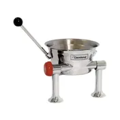 Cleveland KDT1T 0.5 Gallon Countertop Tilting 2/3 Steam Jacketed Direct Steam Kettle, Support Arm 1 image