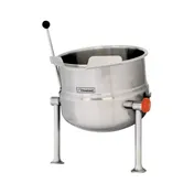 Cleveland KDT6T 6 Gallon Countertop Tilting 2/3 Steam Jacketed Direct Steam Kettle 1 image