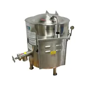Legion LEC-30 30 Gallon Floor Stationary 2/3 Steam Jacketed Electric Kettle w/ Tri-Leg, 12.0 kW 2 image