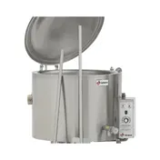 Legion LGB-20F 20 Gallon Floor Stationary Full Steam Jacketed Gas Kettle, Tri-Leg Base, 66.725 BTU 1 image