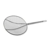 Concasse MCEPRM9 Skimmer, 9" Round Nickel Plated Steel Mesh Bowl for Professional Kitchen Use 1 image
