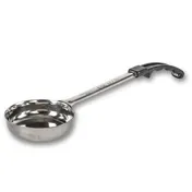 Concasse MCP06E Portion Control Spoon - 6 oz Solid Stainless Steel, Black Handle, One-Piece Design 1 image