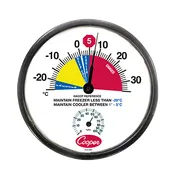 Cooper-Atkins 212-159C-8 Freezer Thermometer, 12\" dia. dial, -25° to 35°C, HACCP color zone, 10/Case 1 image