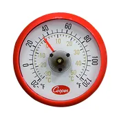 Cooper-Atkins 535-0-8 Freezer Thermometer, 2" Dial, -20 to 120°F, Magnetic Back - 36/Case 1 image
