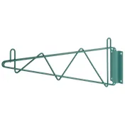 GSW USA WSE-18B - 20" Wall-Mount Shelving Bracket, Green Epoxy Finish, NSF Certified, Single Bracket for Restaurant Shelving 1 image