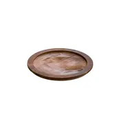 Lodge U6RP - 10" Round Walnut Wood Underliner for Fajita Skillets, Made in USA 1 image