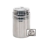 Town 37594 Dredge Shaker, 9 Oz Capacity, 18/8 Stainless Steel, Metal Lid, 3-Way Adjustable Top 1 image