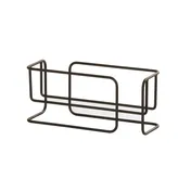 Cal-Mil 25207-3-13 Countertop Condiment Caddy, 3-Jar Logan Display, 12.75" x 4.75" x 6" Black Wire 2 image