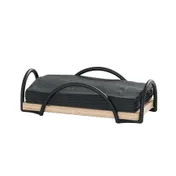 Cal-Mil 25221-93 Napkin Holder - 4.25"x8.25"x2" Rectangular Wood Black 1 image