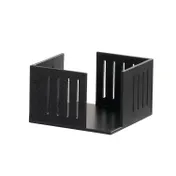 Cal-Mil 28504-13 Classic Napkin Organizer, 5.25" x 5.25" x 3.5" H, Black ABS Plastic Tabletop Holder 2 image