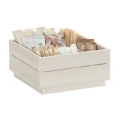 Cal-Mil 28610-141 Vista 9-Section Countertop Organizer, 12" x 12" x 6" White Plastic Coastal 1 image