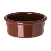 Carlisle 036228 Plastic Ramekin, 2.5 oz (3" Dia) SAN Material, Brown, Dishwasher Safe, NSF, BPA Free 1 image