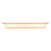 Carlisle 10400B13 High Heat Food Pan, 1/1 Full Size, 7.6 Qt, 2-1/2" Deep, Amber, PES, NSF, BPA Free 2 image