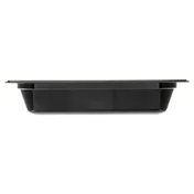 Carlisle 10420B03 StorPlus Hot Food Pan, 1/2 Size, 3.7 Qt, 2-1/2" Deep, Polyether Sulfone Black, NSF 2 image