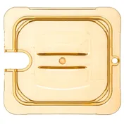 Carlisle 10511U13 Storplus High Heat Universal Lid, For 1/6-Size Food Pan, Handled, Notched 2 image