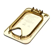 Carlisle 10539Z13 Storplus Ez Access High Heat Universal Lid, 1/9 Size, Hinged, Notched 1 image