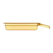 Carlisle 30860H13 High Heat Food Pan, 1/3 Size, 2.4 Qt, 2-1/2" Deep, Amber, Polyether Sulfone 2 image