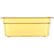 Carlisle 3088113 StorPlus High Heat Food Pan, 1/4 Size 2.8 Qt, 4" Deep, Amber PES, BPA-Free 2 image