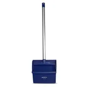 Carlisle 361410EC14 Sparta Dust Pan, 12" Wide, Hanging Hole, Locking Yoke, Blue Polypropylene 2 image