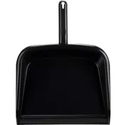 Carlisle 361440EC03 Sparta Dust Pan, 13.78" L x 10.04" W x 2.17" H, Black Plastic Construction 1 image