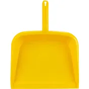 Carlisle 361440EC04 Sparta Dust Pan, 13.78" L x 10.04" W x 2.17" H, Yellow Plastic, Commercial Size 1 image