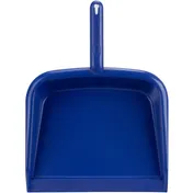 Carlisle 361440EC14 Sparta Dust Pan - 13.78"L x 10.04"W x 2.17"H Plastic Construction, Blue Finish 1 image