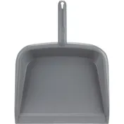 Carlisle 361440EC23 Sparta Dust Pan, 13.78"L x 10.04"W x 2.17"H, Gray Plastic Construction 1 image
