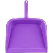 Carlisle 361440EC68 Sparta Dust Pan, 13.78"L x 10.04"W x 2.17"H, Plastic, Purple Finish - 1/Each 1 image