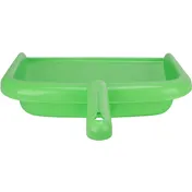 Carlisle 361440EC75 Sparta Dust Pan, 13.78" L x 10.04" W x 2.17" H, Green Plastic Construction 1 image